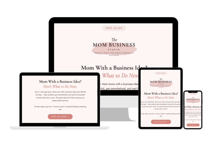 Mom With a Business Idea